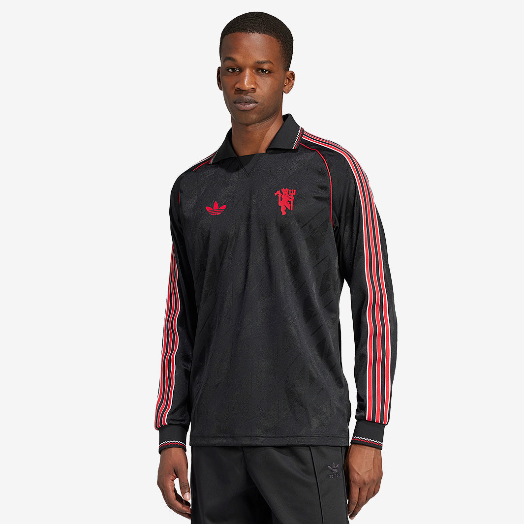 adidas Originals Manchester United Lifestyler Shirt - Black - Mens