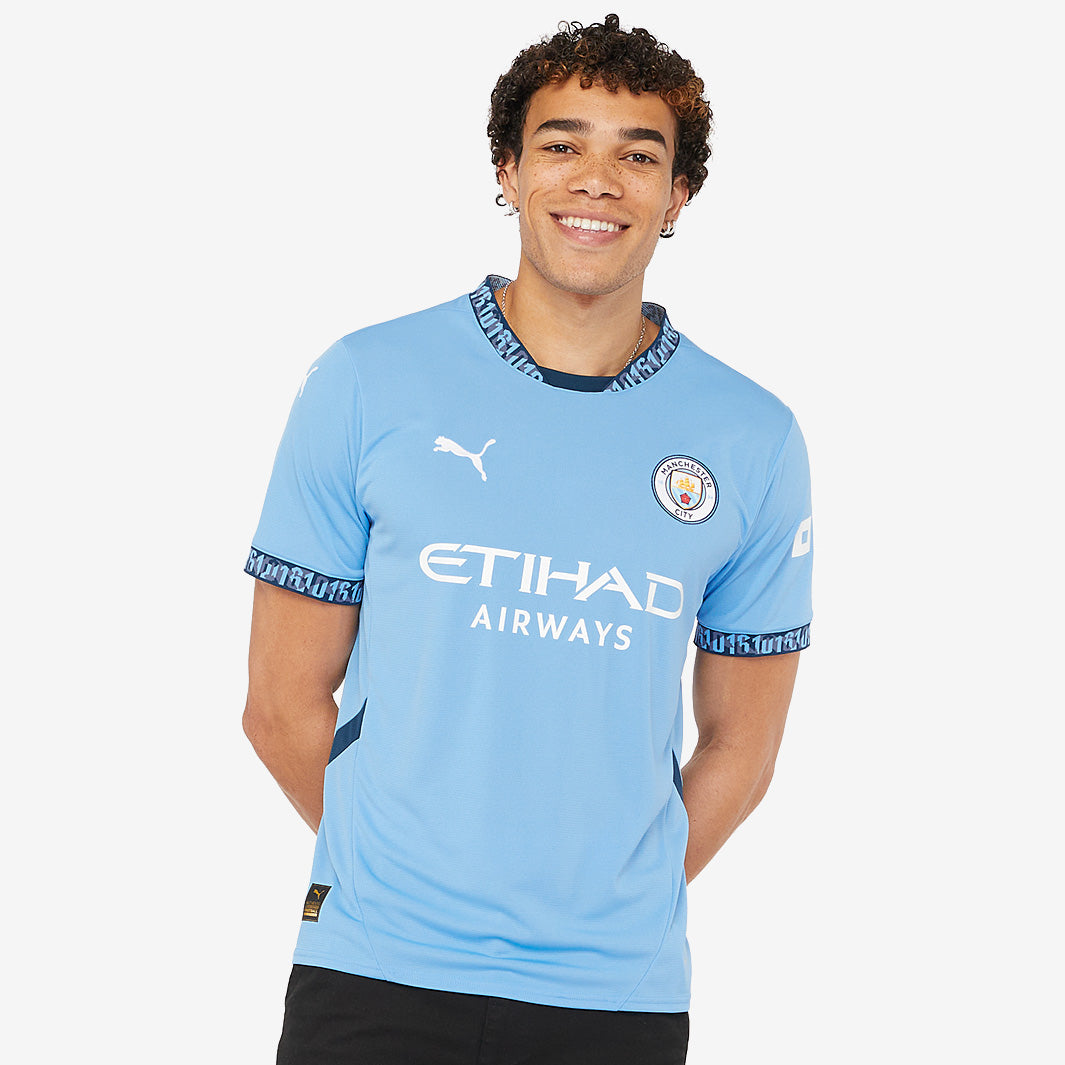 Puma Manchester City 24/25 Home Shirt - Team Light Blue/Marine