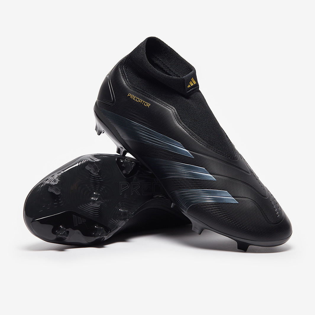 adidas Predator サッカーシューズ ブラック/ゴールド US5.5 adidas Predator League FG Dark Spark - Core Black/Carbon/Gold