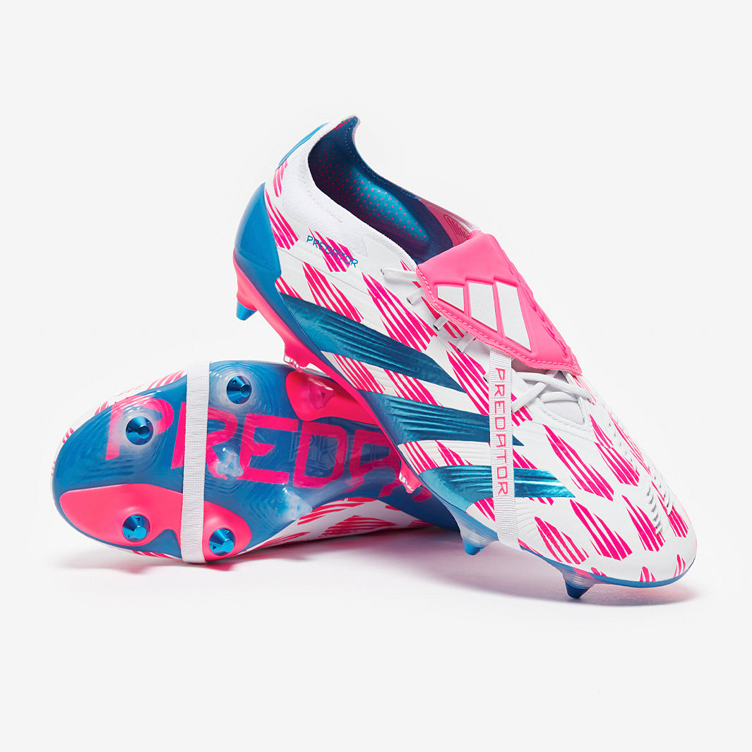 adidas アディダス プレデターエリートSG adidas Predator Elite Tongue Soft Ground - Ftwr White/Solar Blue