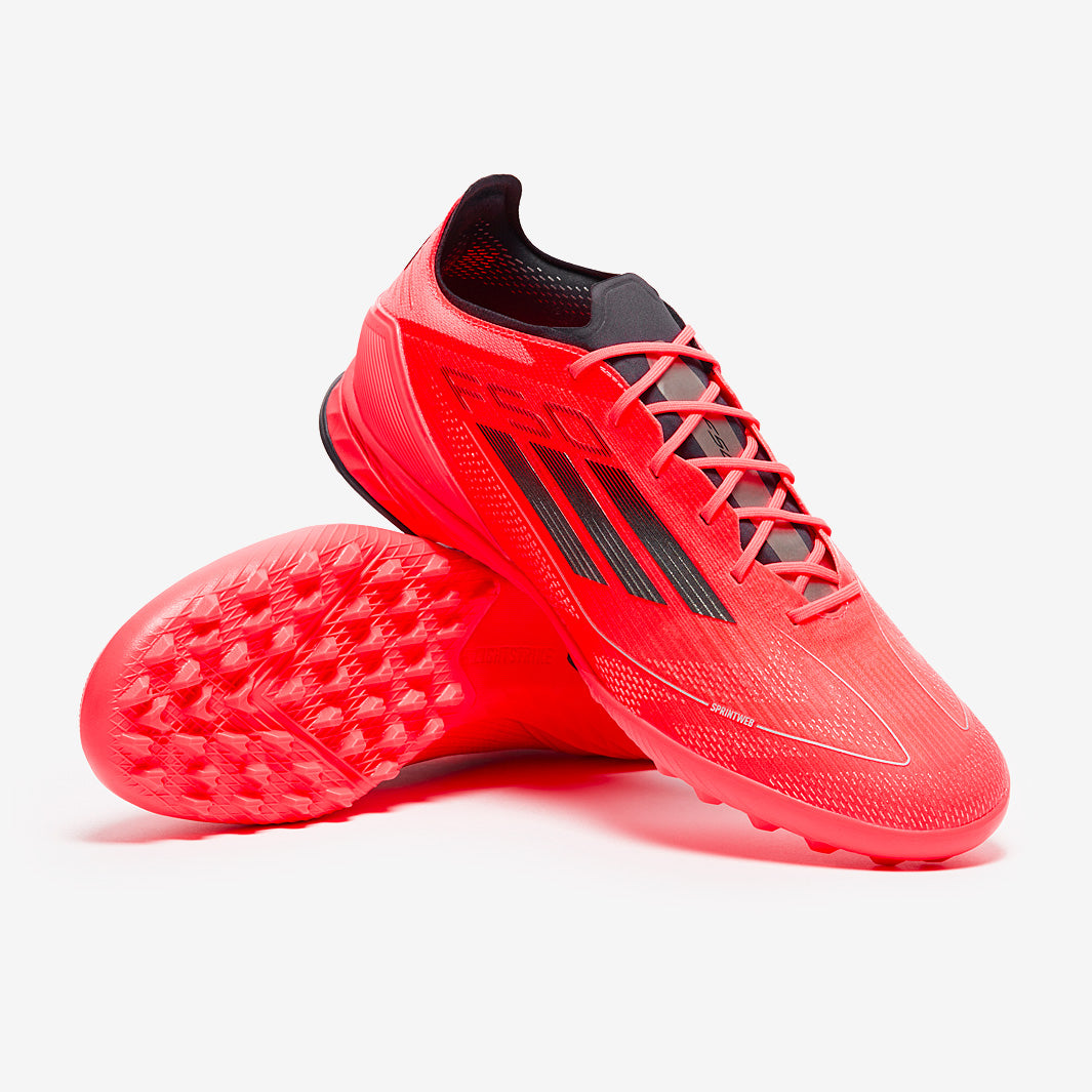 adidas F50 Pro Turf - Turbo/Aurora Black/Platin Met - Adult Boots