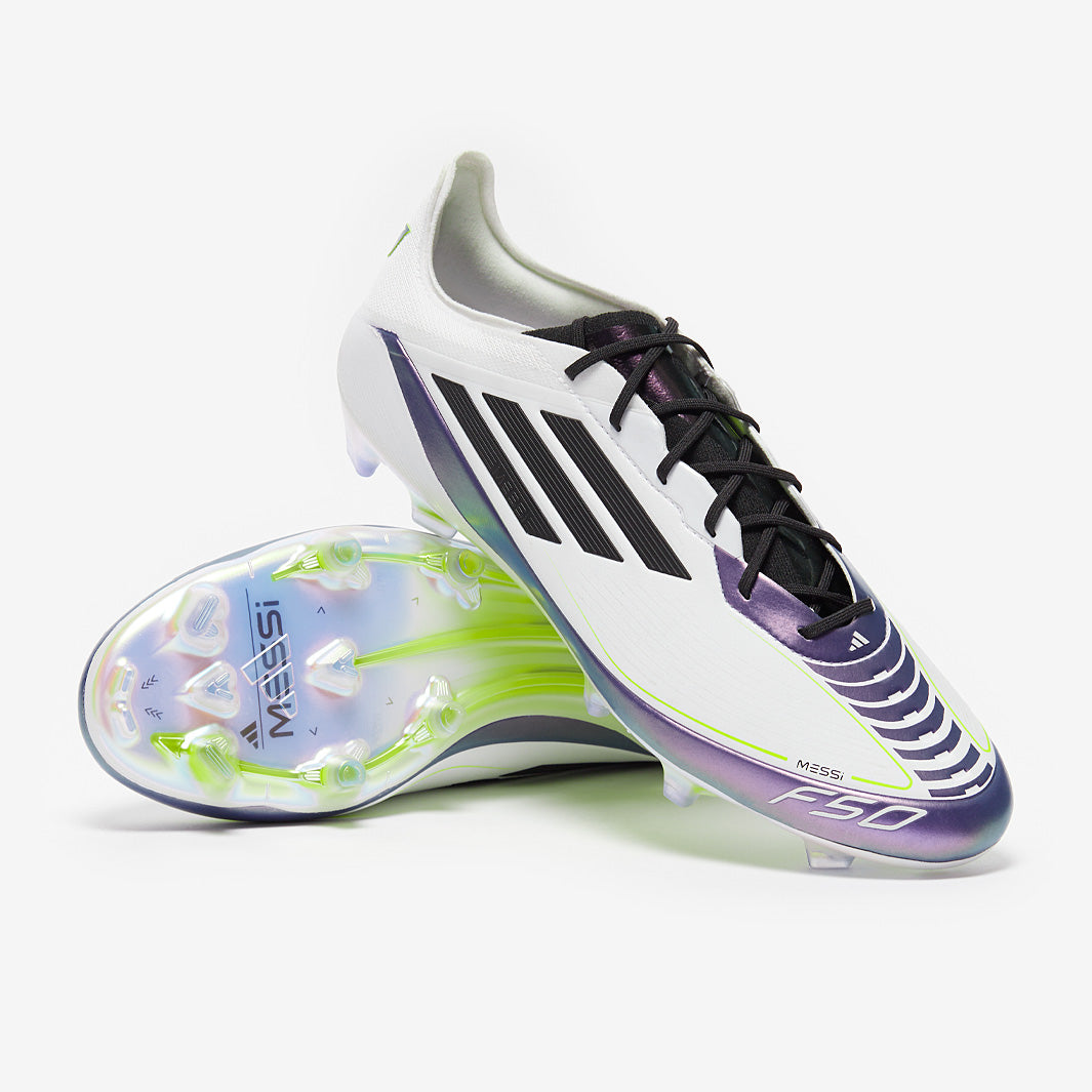 adidas F50 x Messi Elite Firm Ground - Ftwr White/Core Black/Unity