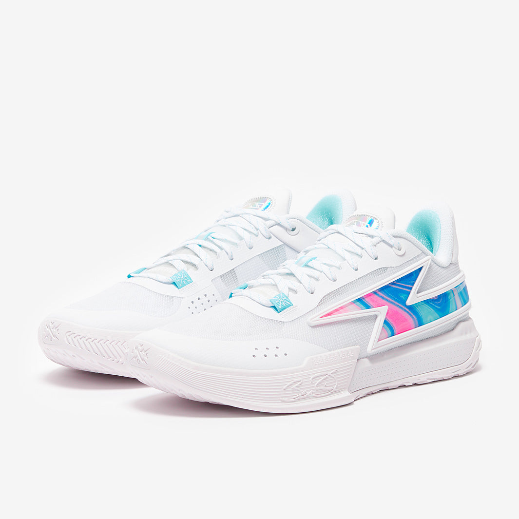 Li-Ning Wade Flash - White/Purple - Trainers - Mens Shoes