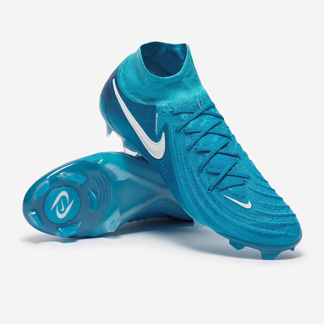 【新品未使用】NIKE PHANTOM LUNA Ⅱ ELITE FG 8.5 Nike Phantom Luna II Elite Firm Ground - Blue Fury/White - Adult Boots