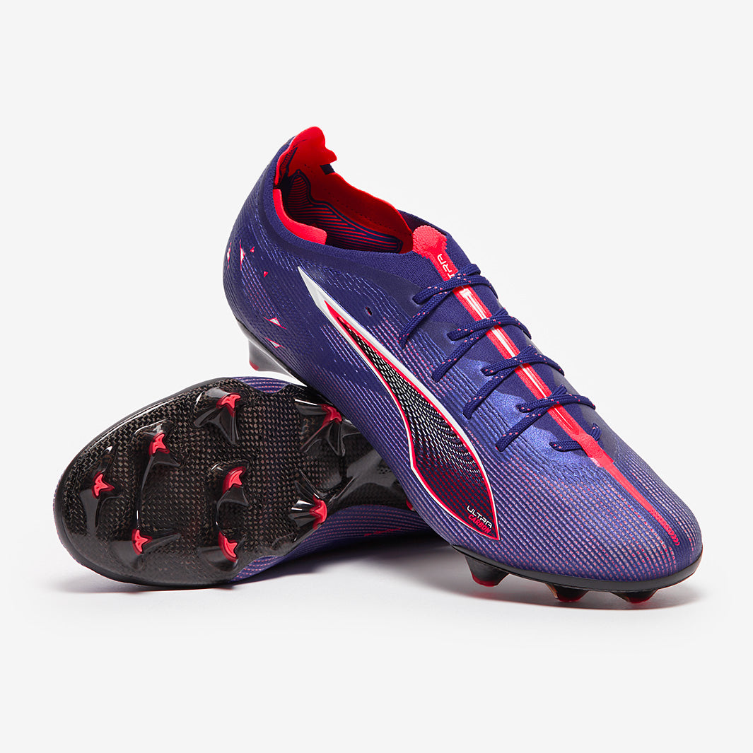 Puma Womens Ultra 5 Carbon Firm Ground - Lapis Lazuli/Puma White