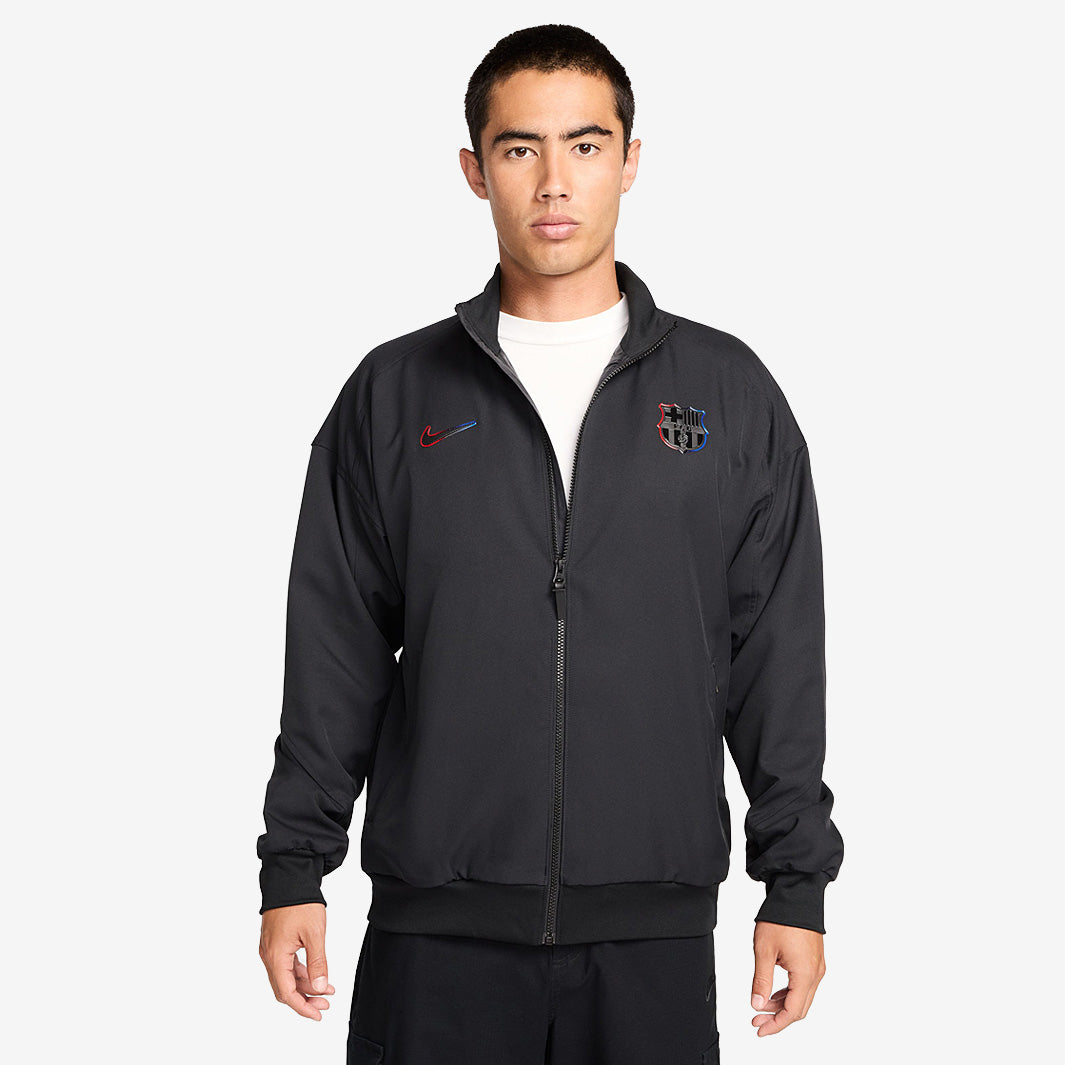 Nike FC Barcelona 24/25 Dri-FIT Strike Away Anthem Jacket - Black
