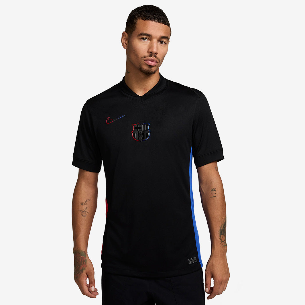 Nike FC Barcelona 24/25 Dri-FIT SS Stadium Away Shirt - Black