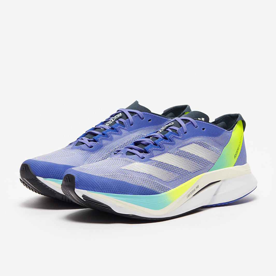 adidas adizero Boston 12 - Cobalt Blue/Zero Met./Lucid Blue - Mens Shoes