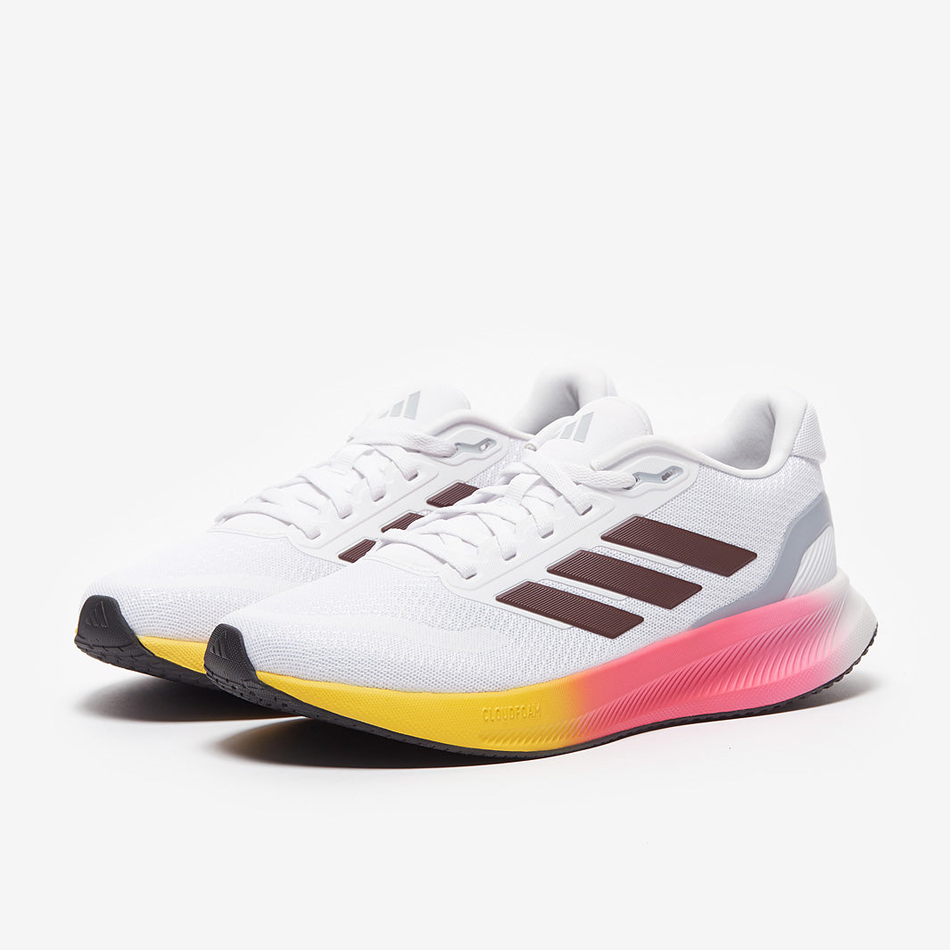 adidas Womens Runfalcon 5 - Ftwr White/Aurora Met./Core  display picture 2