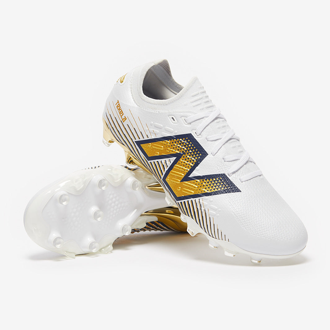 New Balance Tekela V4+ Low Laced Pro x Endrick Firm Ground - White