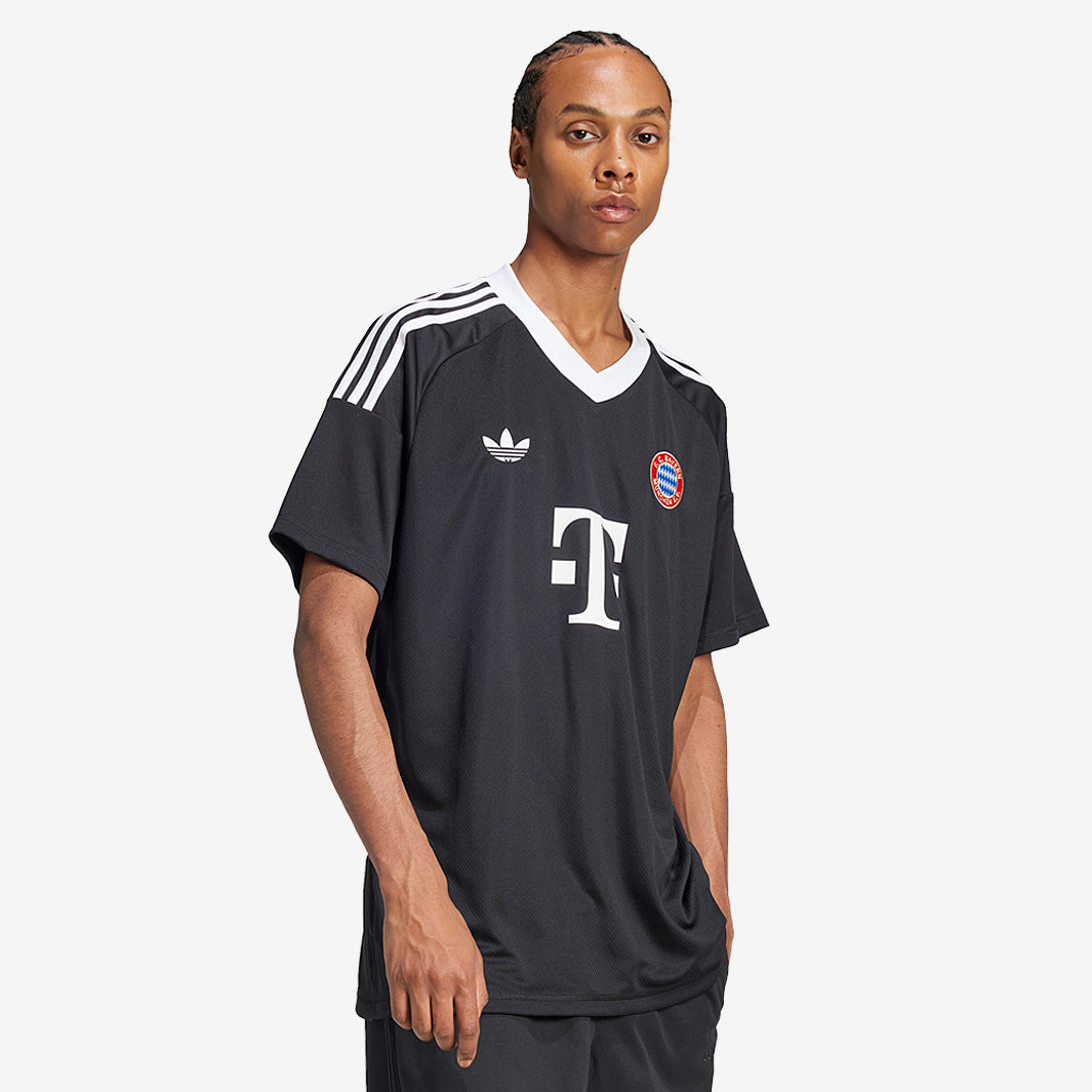 adidas Bayern Munich 24/25 Third GK Shirt - Black - Mens Replica