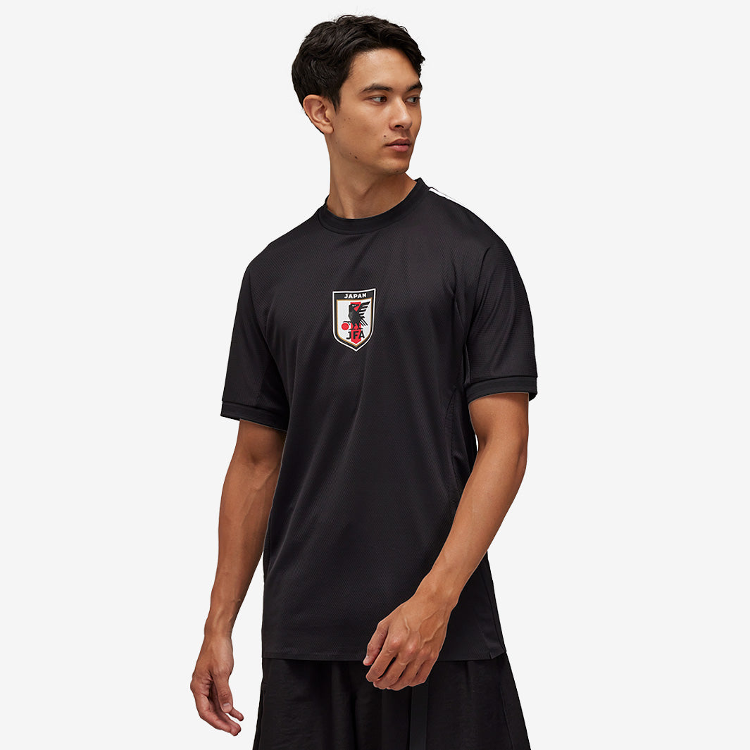adidas Japan 2024 Pre Match Shirt - Black - Mens Replica