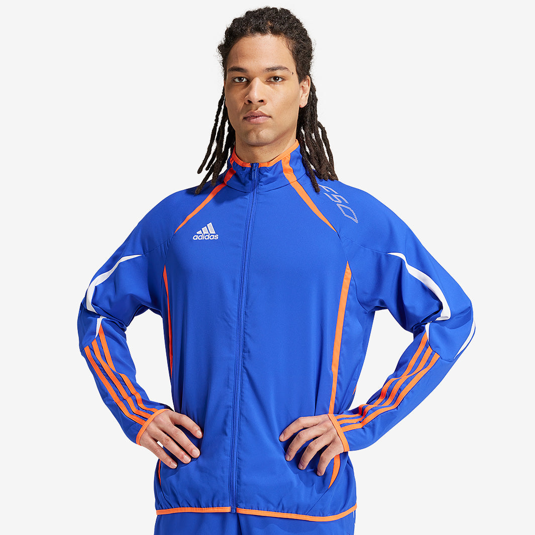 adidas F50 Woven Jacket - Lucid Blue - Mens Clothing