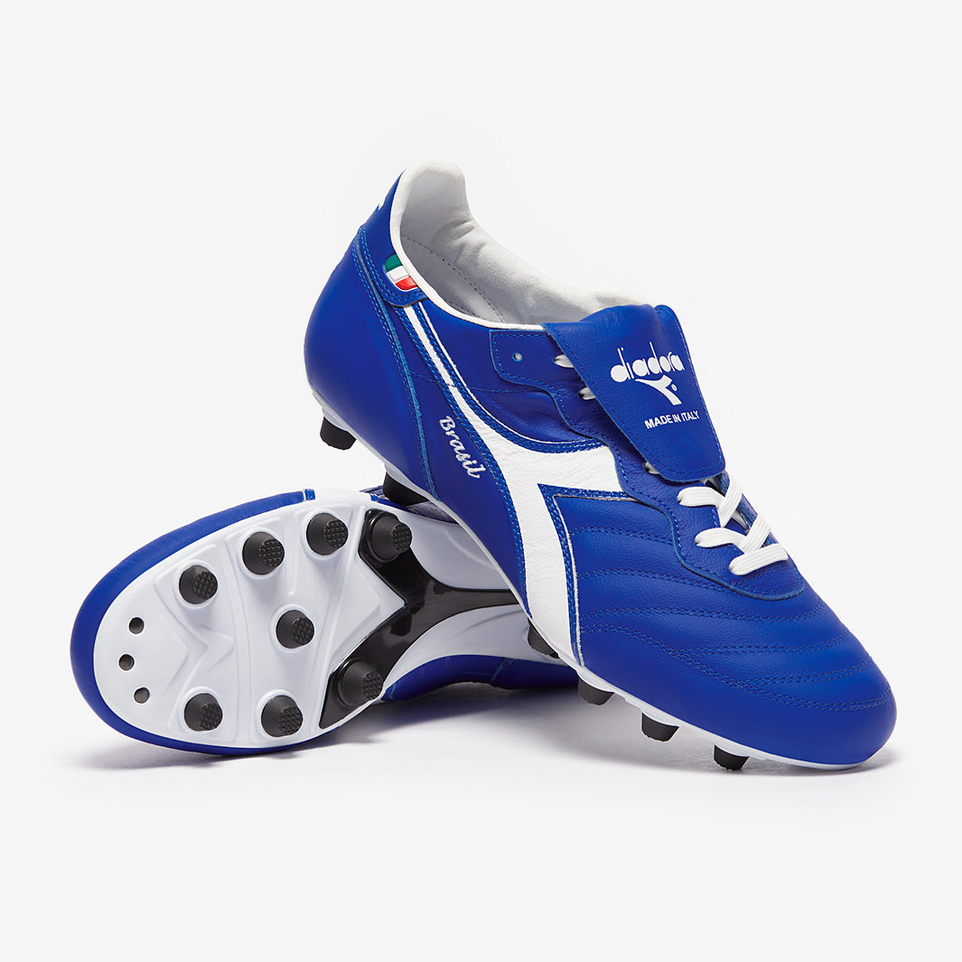 Diadora Brasil サッカーシューズ ホワイト/ブルー Diadora Brasil Made In Italy OG x 94 Firm Ground - Royal/White