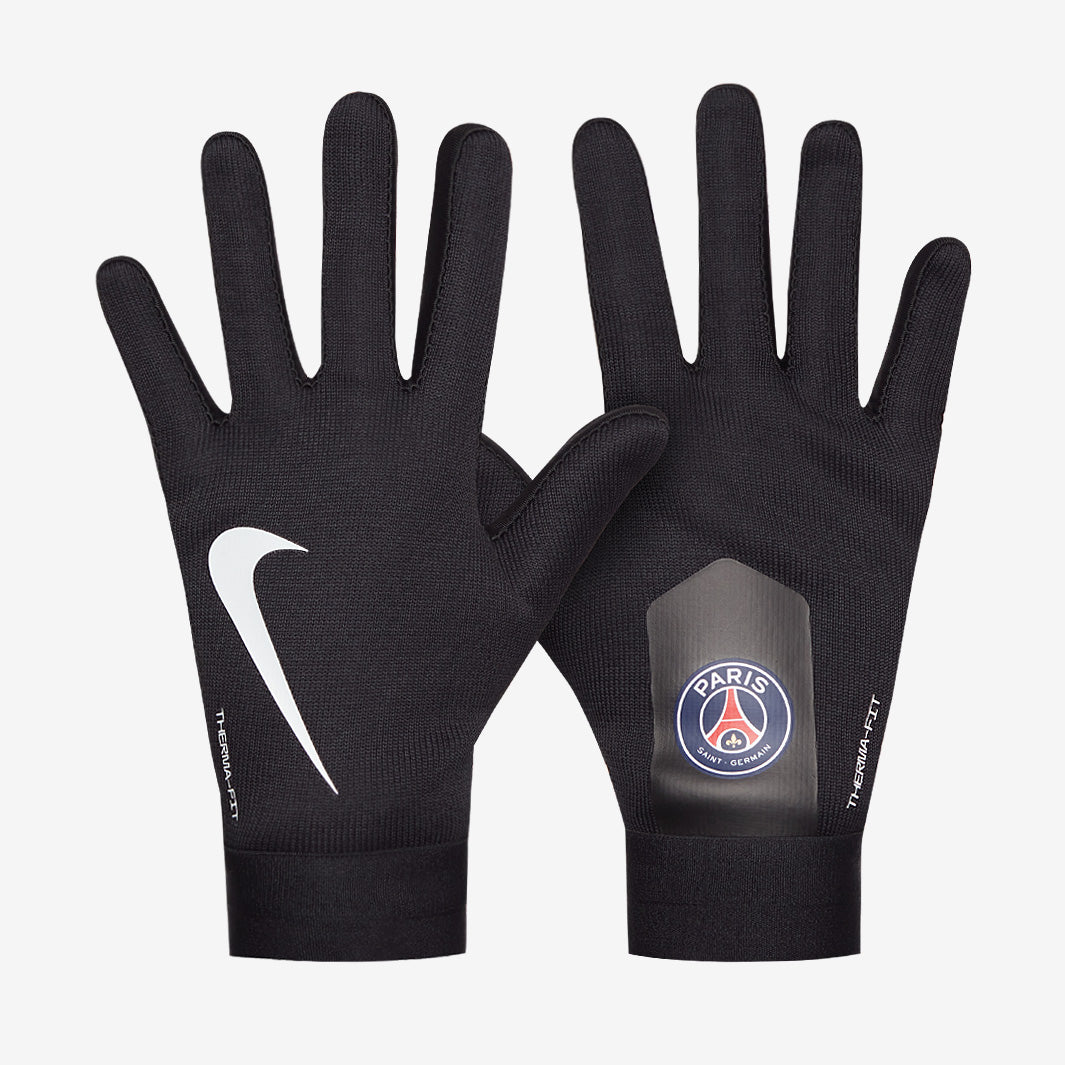 nike paris st. germain handschuhe Saint-Germain Kids Academy Thermafit Gloves - Black/White Nennwerte:75,00 € Anhänger | tri-mobil Fahrradspezialitäten smoke-grey blue matt which keeps your hands