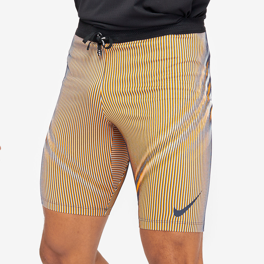 Nike Aeroswift Dri-FIT ADV 1/2 Length Leggings - Obsidian/Bright