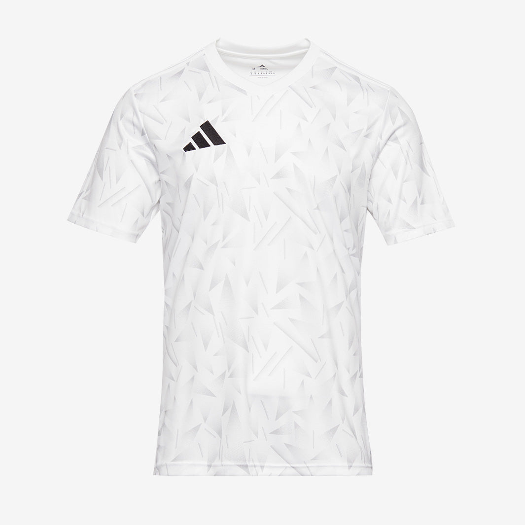 adidas Team Icon 25 SS Shirt - White/White - Mens Football Teamwear