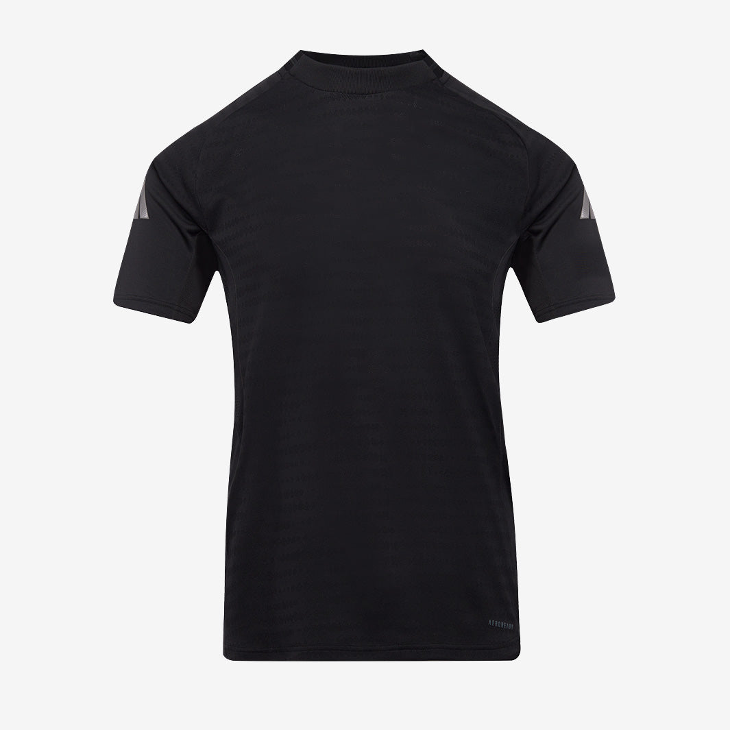 adidas Tiro 25 Pro SS Training Shirt - Black - Mens Football Teamwear