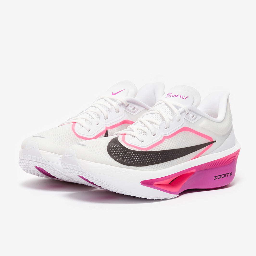Nike Zoom Fly 6 サイズ27.5cm ホワイト/ブラック/ピンク Amazon | [ナイキ] ズーム フライ 6 ZOOM FLY 6 ホワイト/ビビッド スパイク・シューズ