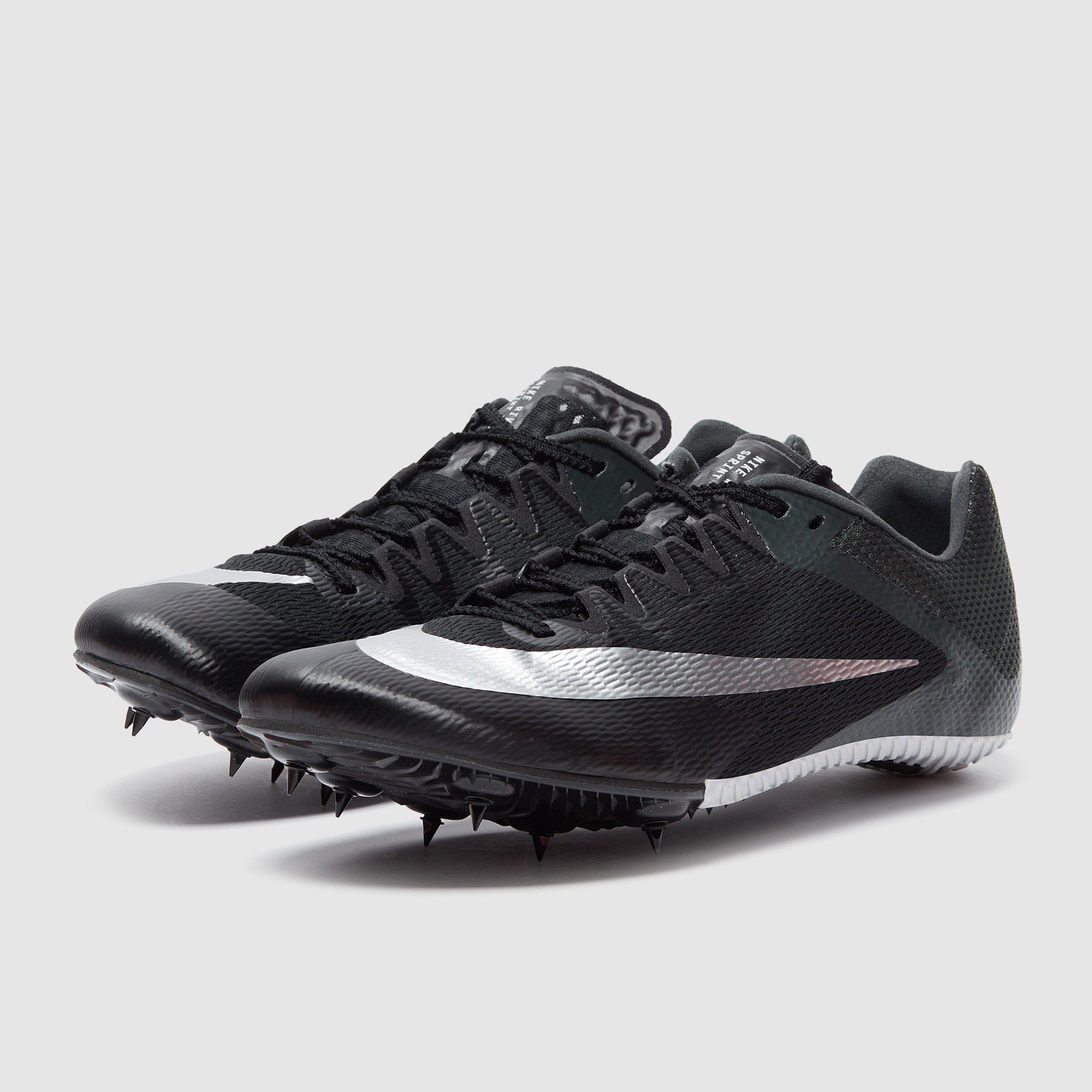 Nike Rival Sprint track shoe men’s 12 Black and Silver no spikes S13 Nike Unisex Zoom Rival Sprint Spikes M12/W13.5 Black  main image 4