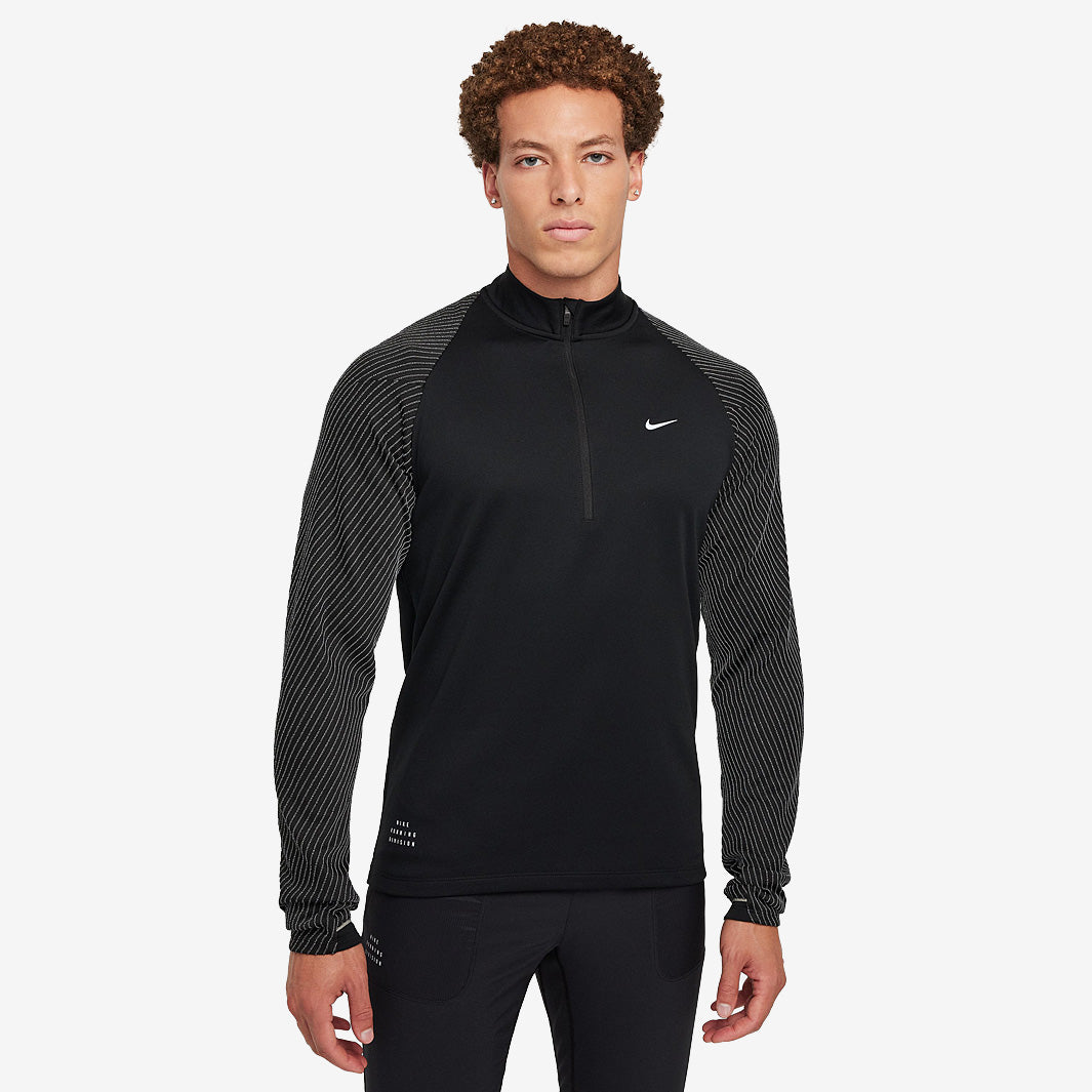 Nike Dri-FIT Element Running Division Half Zip Top - Black