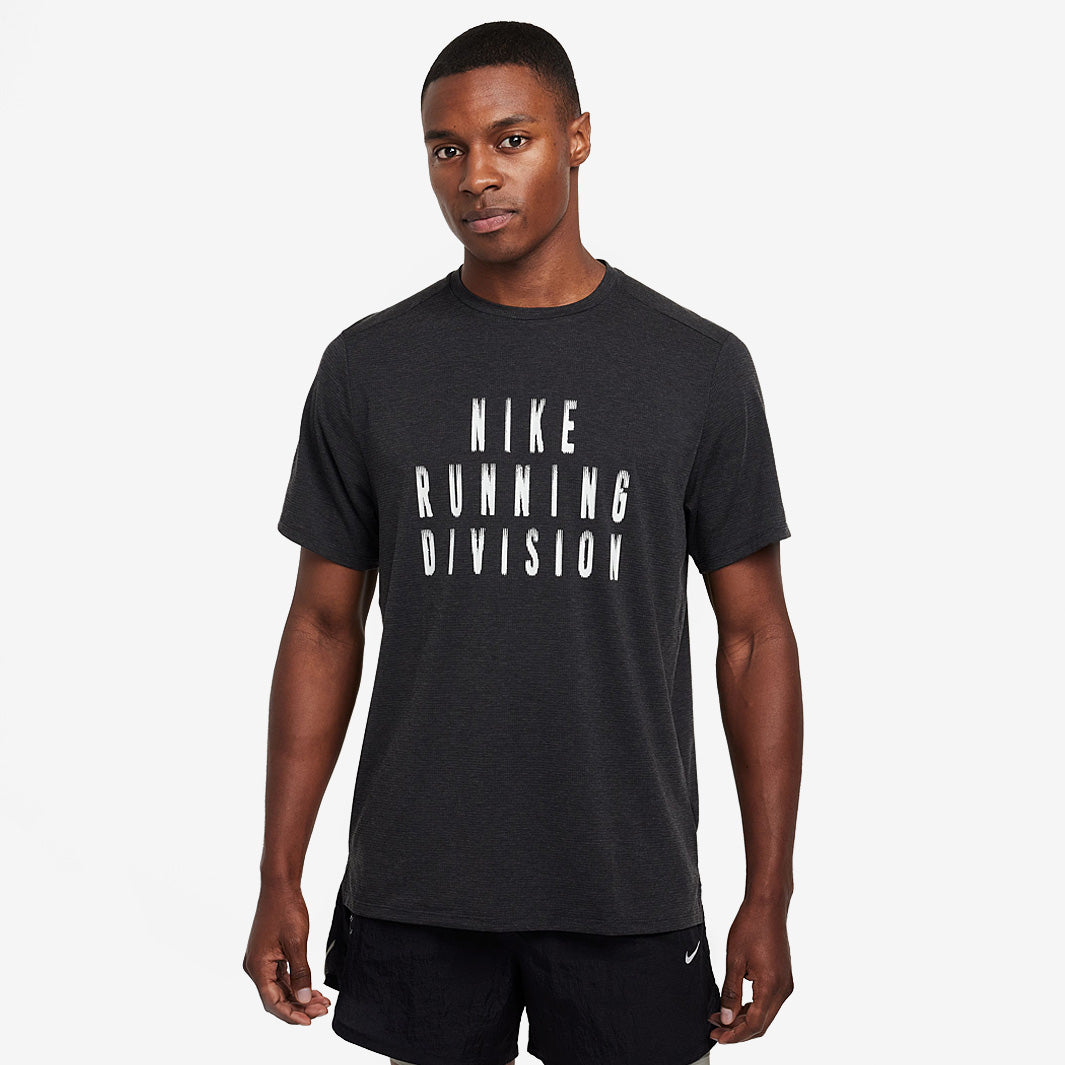 Nike Dri-FIT Rise 365 Running Division T-Shirt - Black/Photon Dust