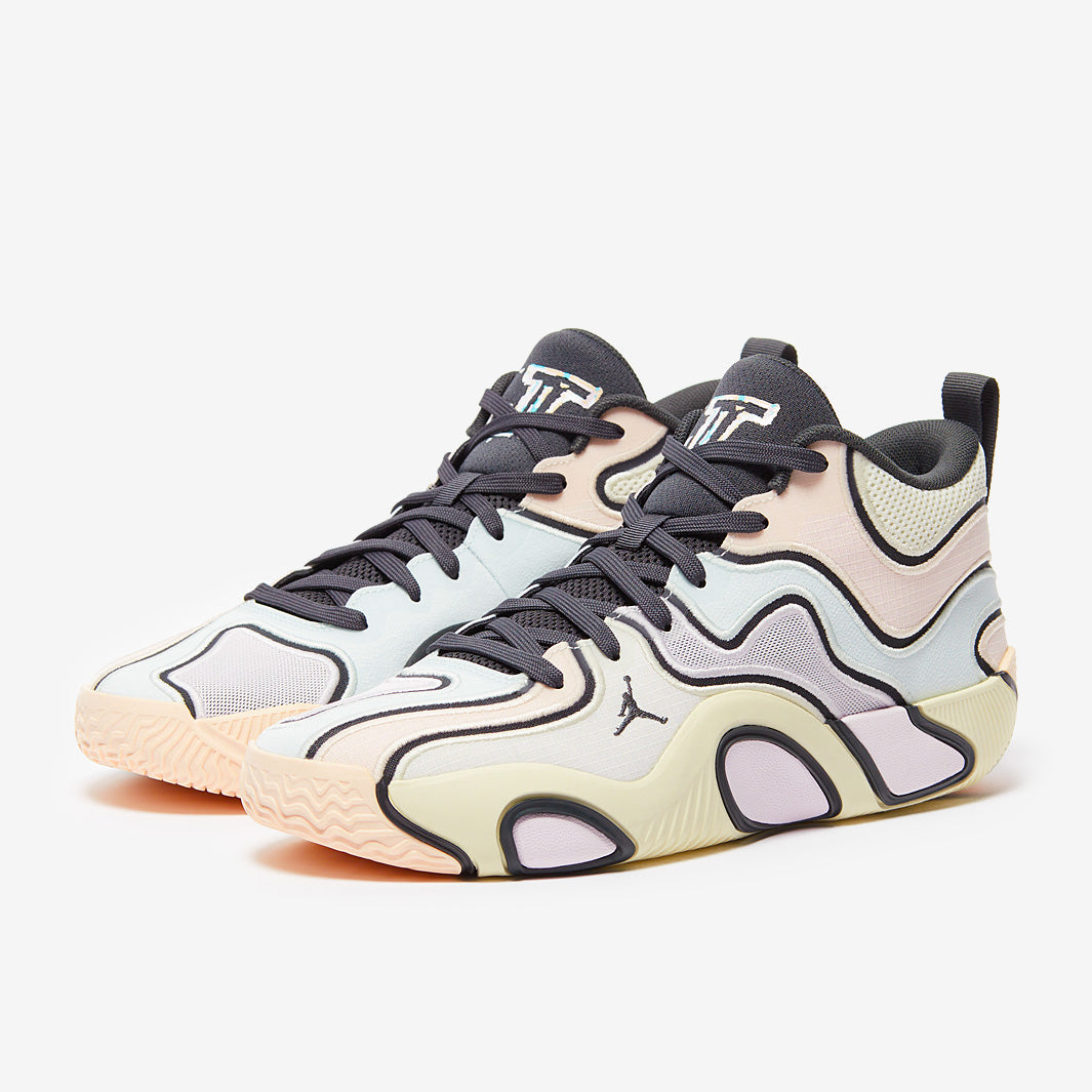 Jordan Tatum 3 - Anthracite/Pale Ivory/Orange Pearl - Trainers