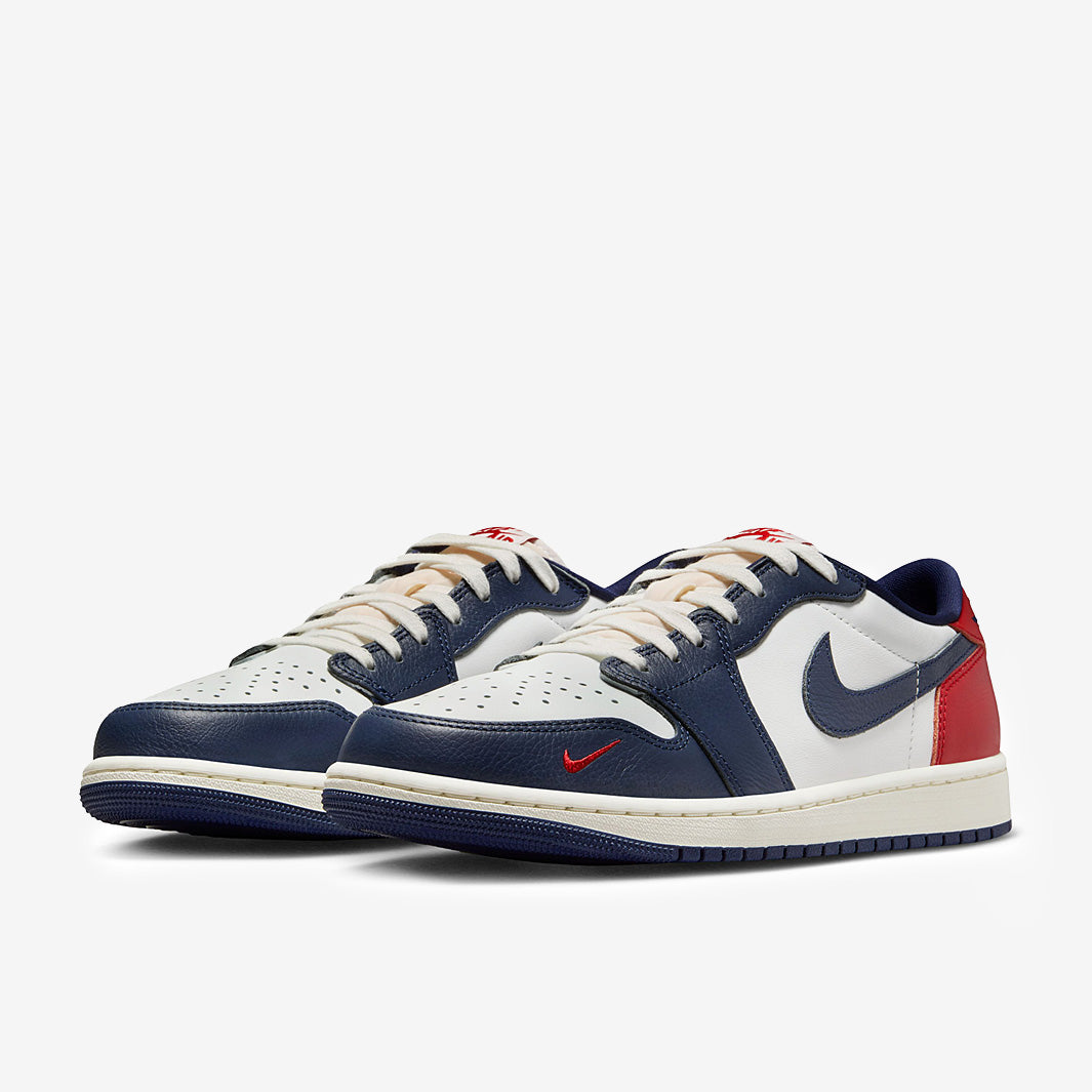 Air Jordan 1 Retro Low OG - Summit White/Gym Red/Midnight Navy