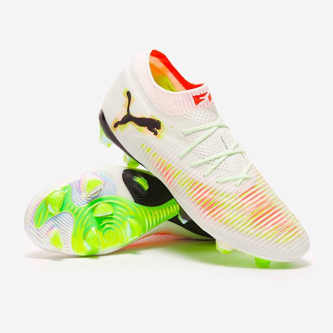 Puma Future 8 Ultimate LE Firm Ground - Puma White/Puma Black/Lime