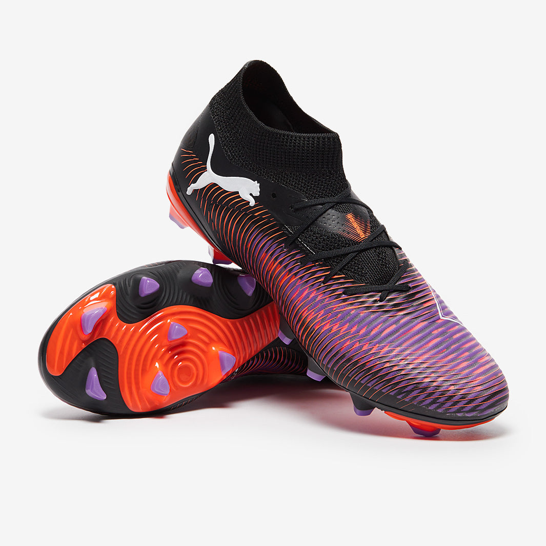 シューズ PUMA FUTURE 8 PRO HG 7.5 UK Puma Future 8 Pro FG/AG - Puma Black/Puma White/Glowing Red