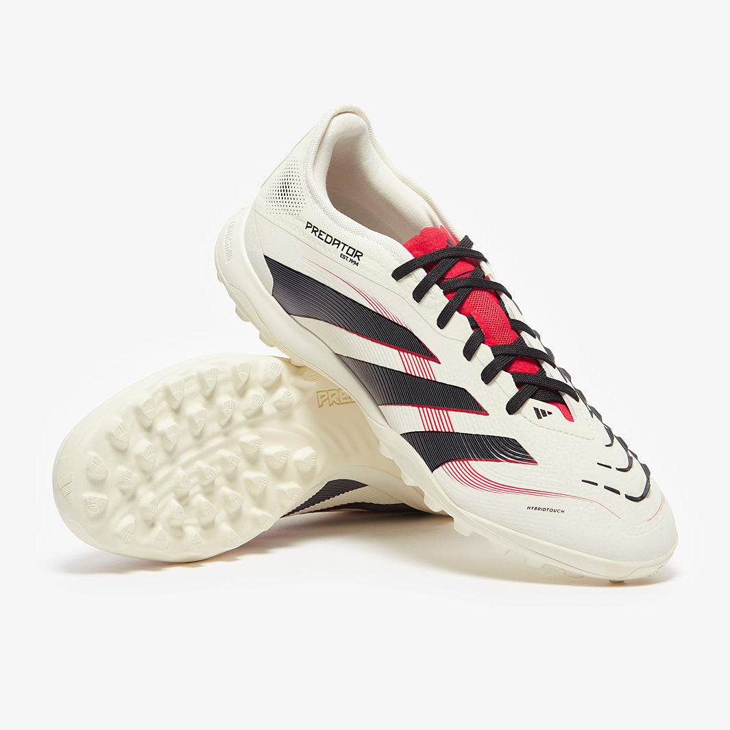 adidas Predator Pro TF - Off White/Core Black/Pure Ruby - Adult Boots