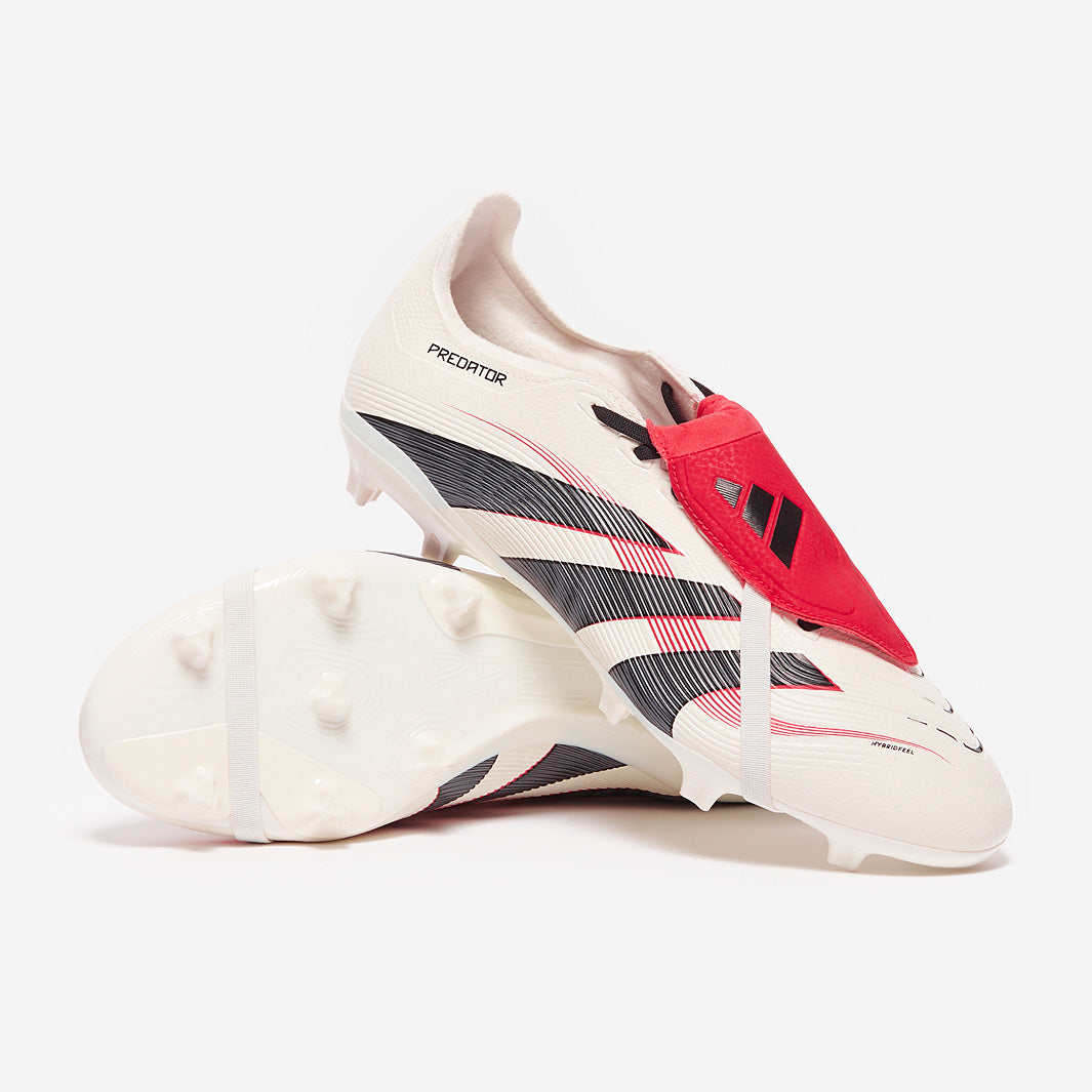 adidas Predator League Tongue FG/MG - Off White/Core Black/Pure