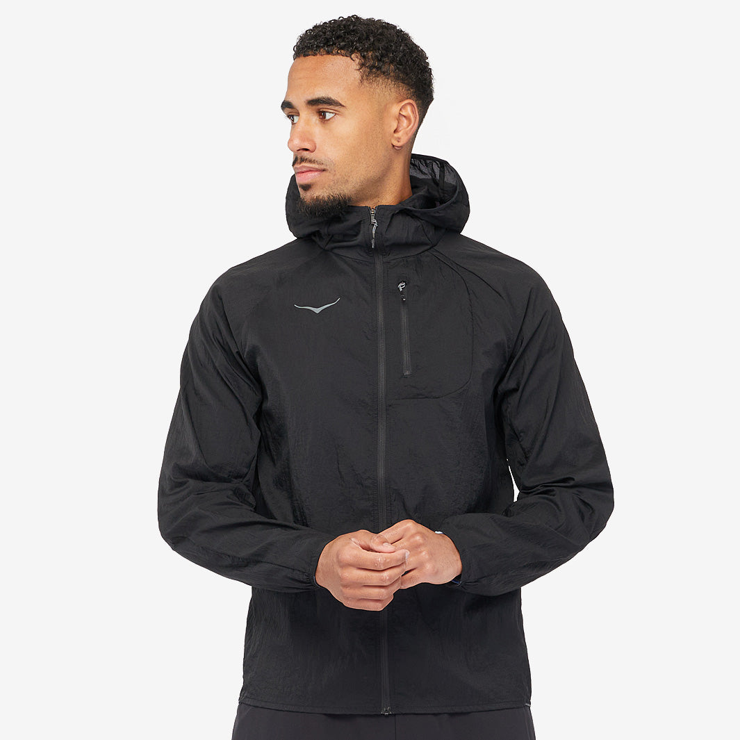 HOKA Skyflow Jacket - Black - Mens Clothing
