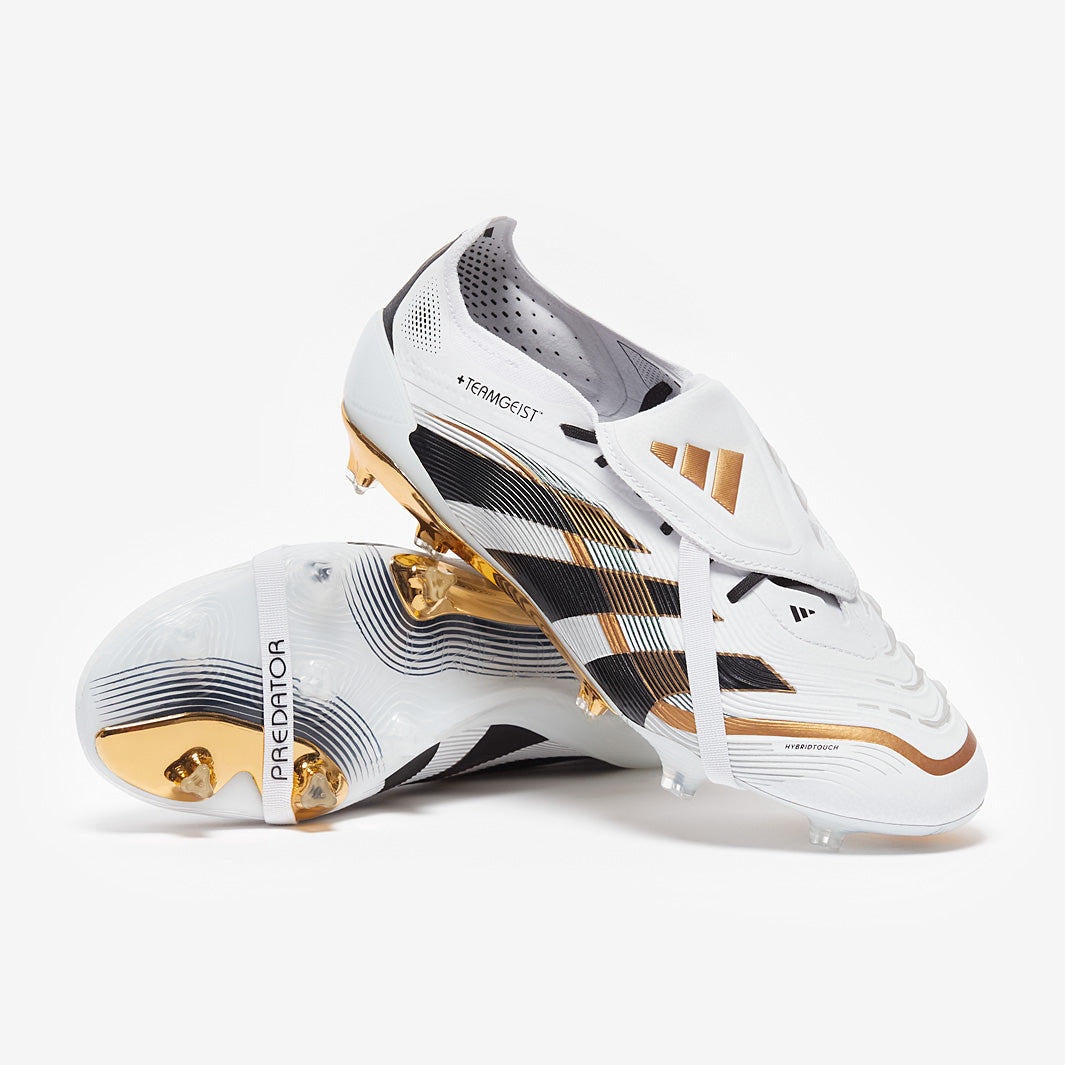 adidas Predator TEAMGEIST サッカーシューズ adidas Predator Elite Tongue x Teamgeist Firm Ground - White/Black
