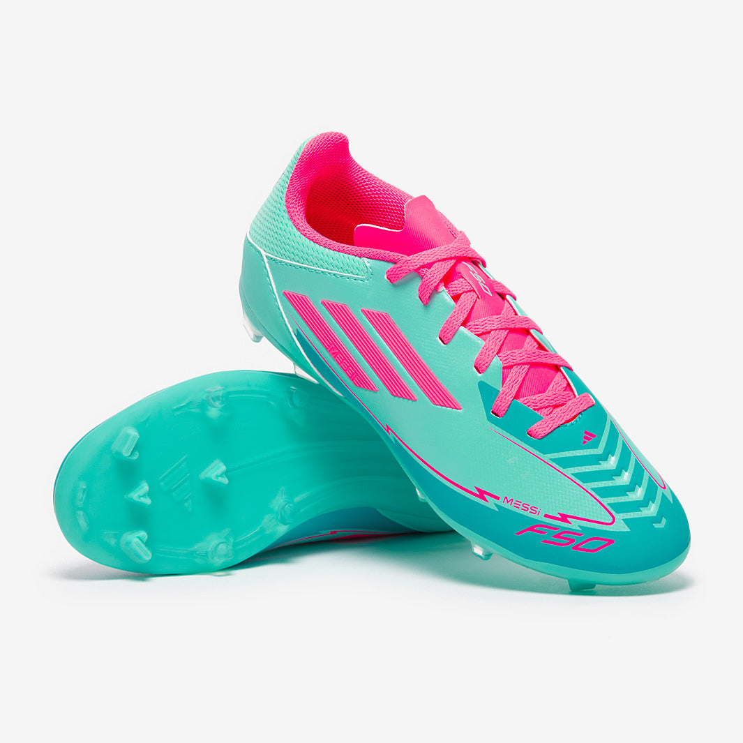 アディダス【24.0】 Messi F50 League Kids FG/MG adidas Kids F50 League x Messi Firm Ground/Mixed Ground - Flash