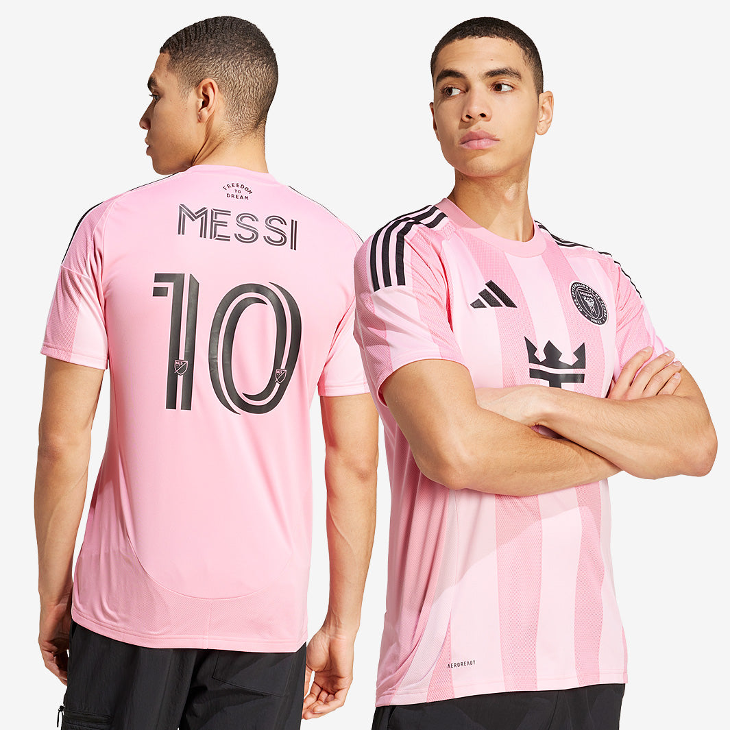 Inter Miami MESSI 10 シャツ ピンク adidas Inter Miami 2025 Home Shirt with Messi 10 - Easy Pink