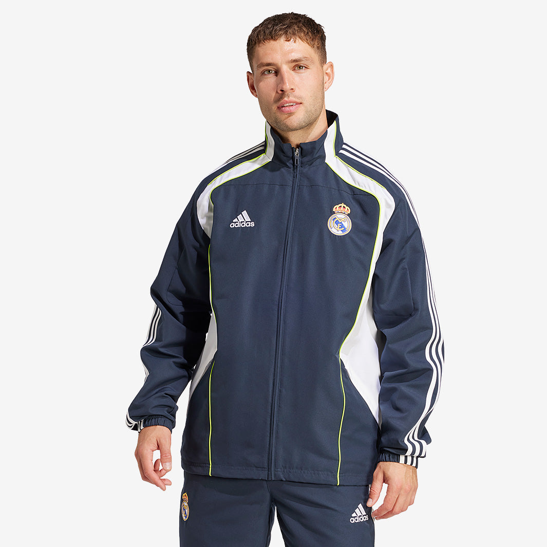  Real Madrid ジャージ ネイビー adidas Real Madrid Track Top - Night Navy - Mens Replica