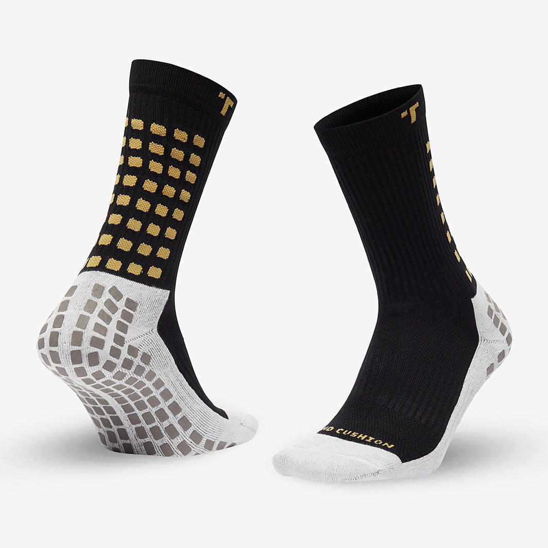 TRU Trusox Special Edition Mid-Calf Cushion Crew Socks 3.0 - Black