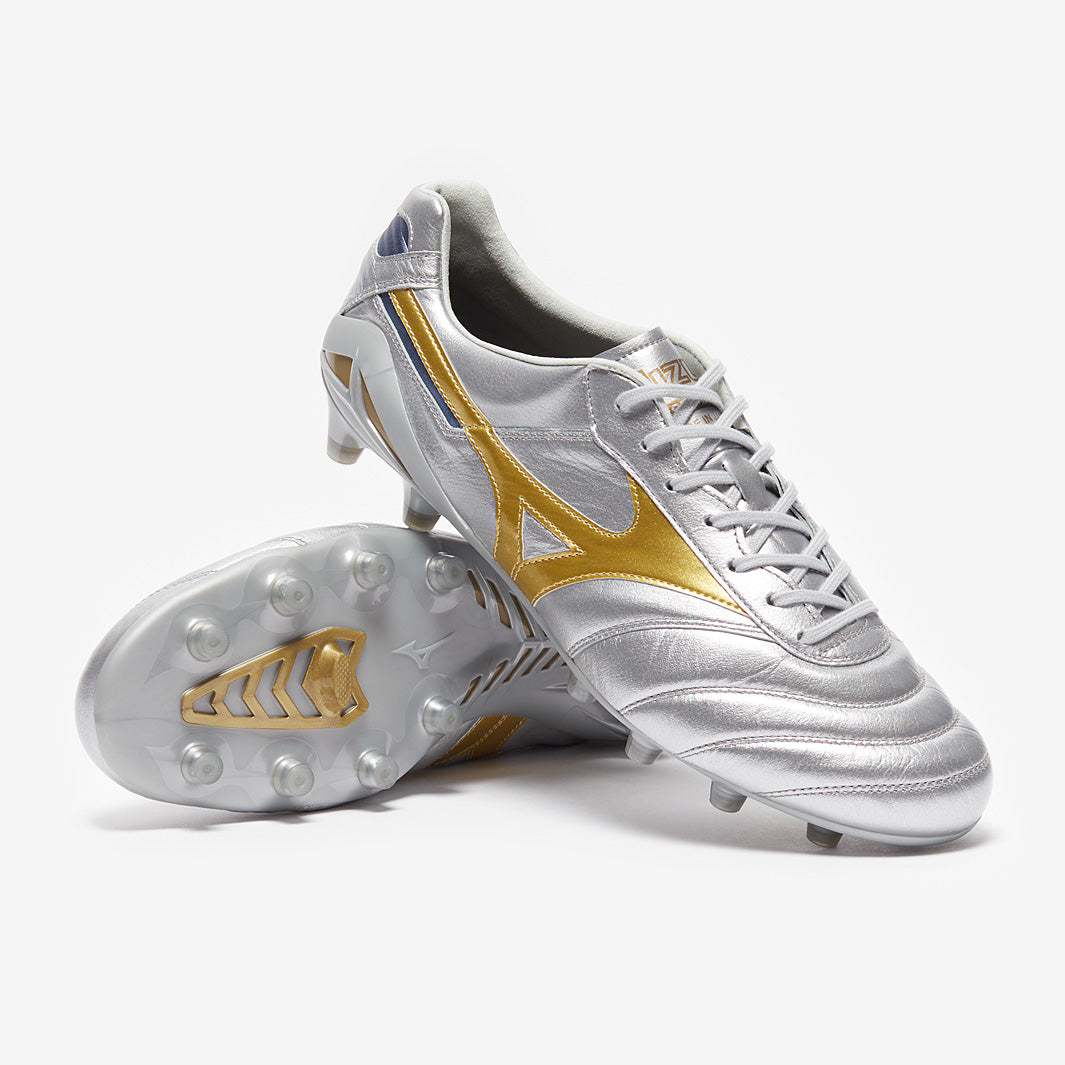 Mizuno Morelia II Elite DNA Made in Japan FG - Galaxy Silver/Gold
