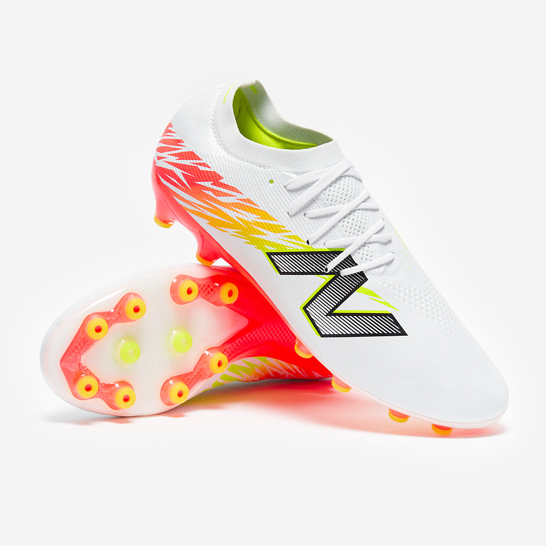 New Balance Furon V8 Pro Artificial Grass - White/Energy Red/Hi