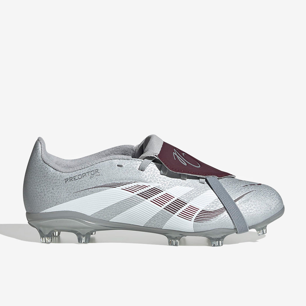  PREDATOR サッカースパイク シルバー　ベリンガム adidas Kids Predator League Tongue x Bellingham Firm Ground