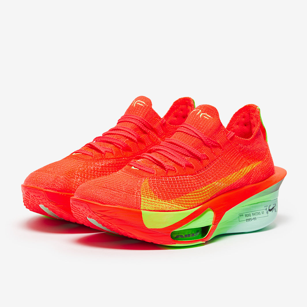 スパイク・シューズ Nike Air ZoomX AlphaFly 3 Bright Crimson Nike Air Zoom Alphafly Next% 3 - Bright Crimson/Cave Purple/Lime