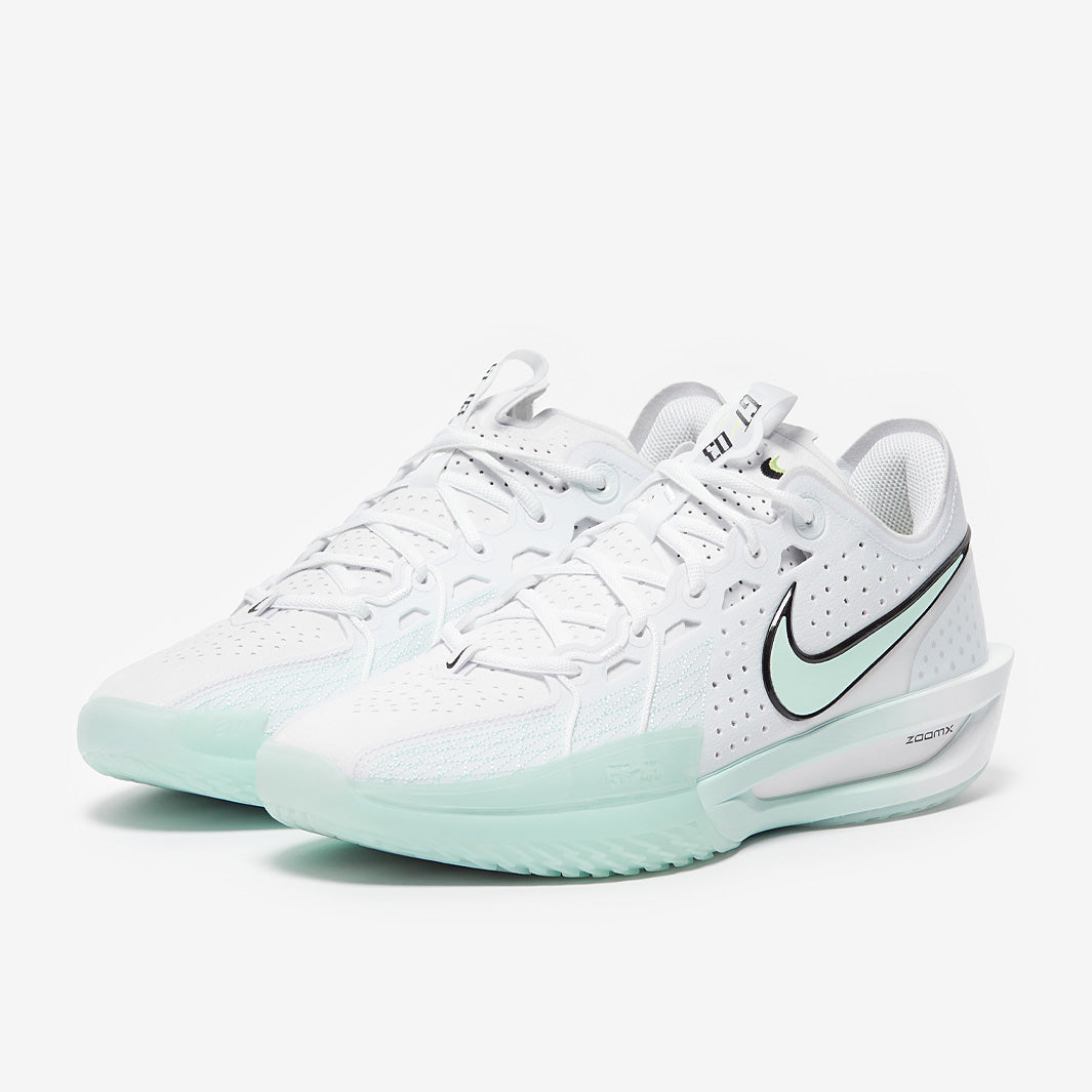 Nike G.T. Cut 3 - White/Glacier Blue/Metallic Silver - Mens Shoes
