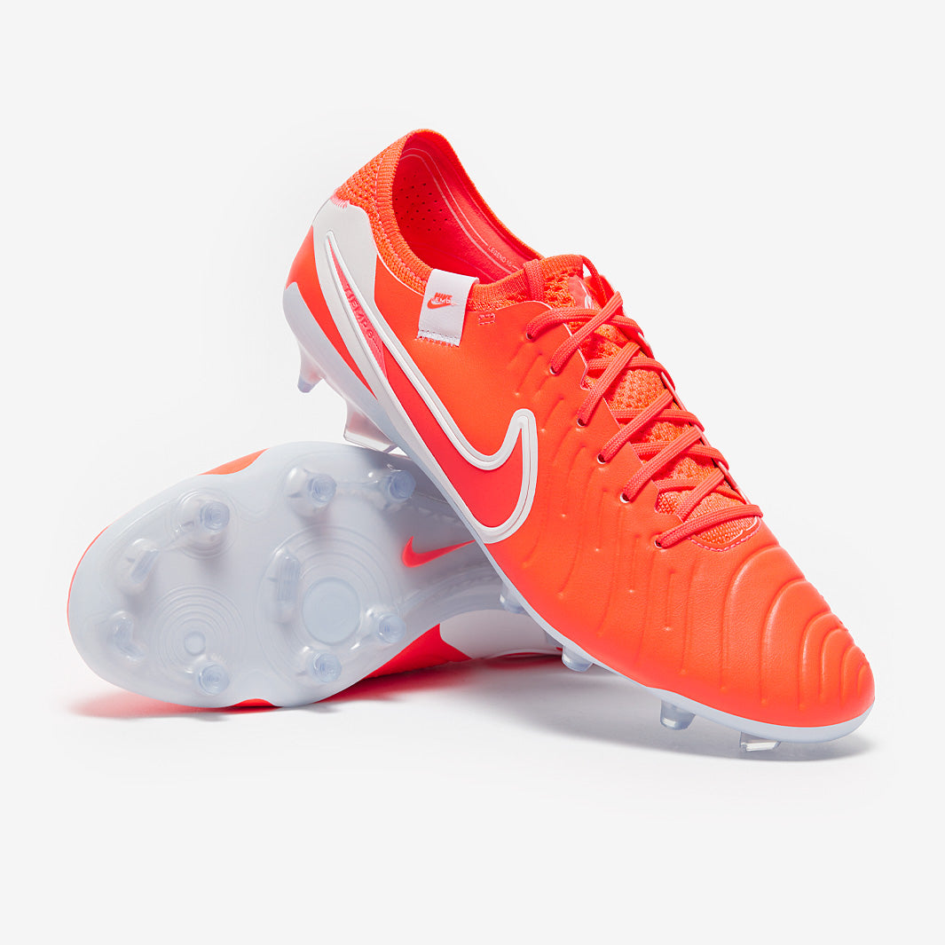 Nike Tiempo Legend X Elite Firm Ground - Hot Lava/White - Adult Boots