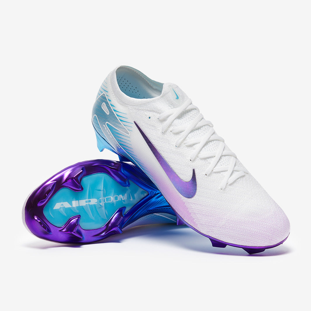 ナイキ　ナダル　White/ブルー　ナイキ　ナダル Nike Air Zoom Mercurial Vapor XVI Elite Firm Ground - White/Multi