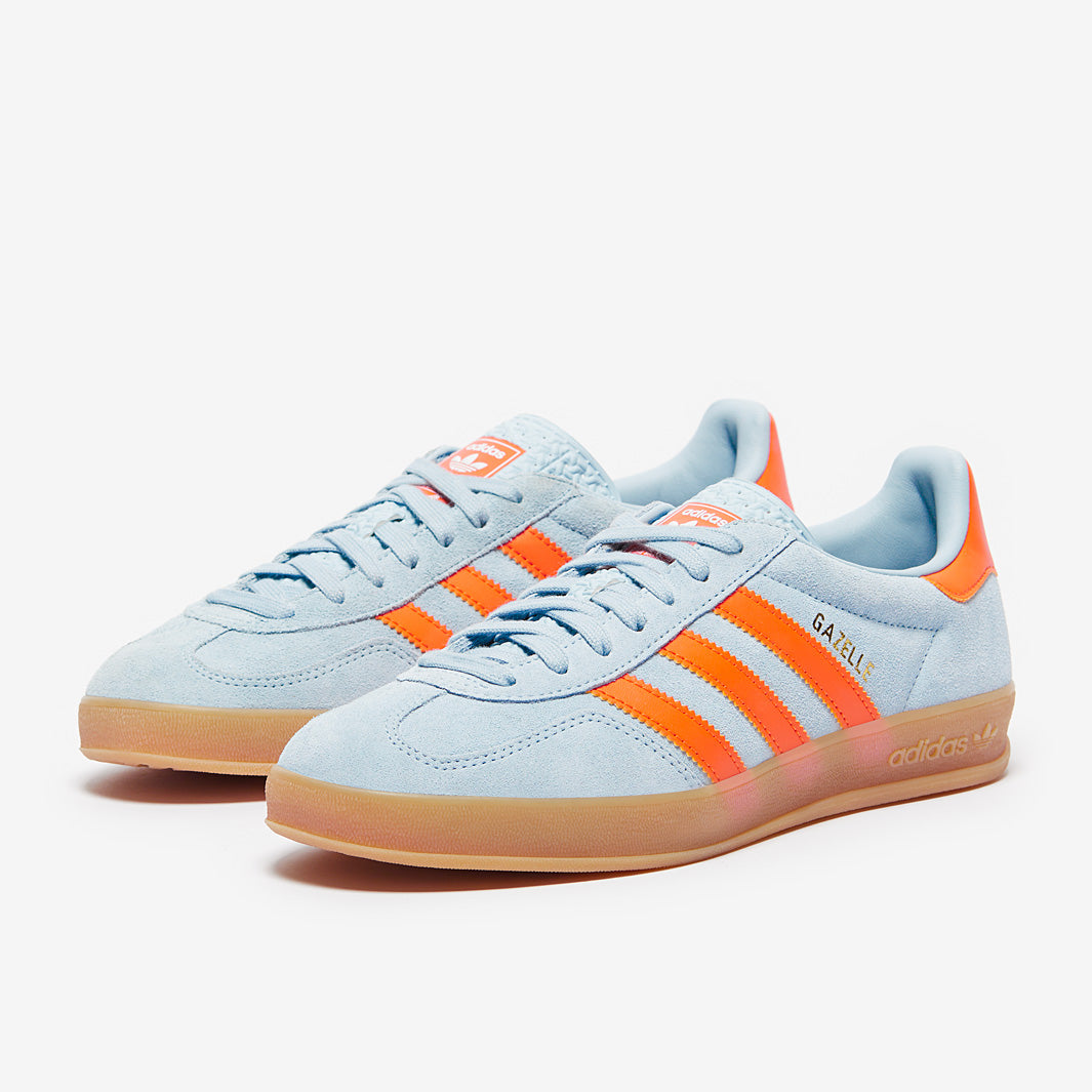 adidas Originals Gazelle Indoor - Wonder Blue/Orange/Ftw White - Trainers