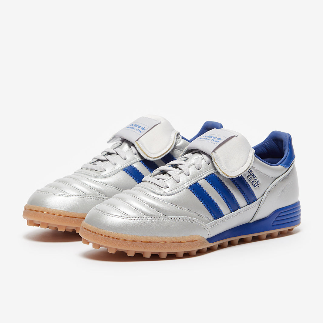 adidas Originals Mundial Team RS - Silver Metallic/Royal Blue/Gum