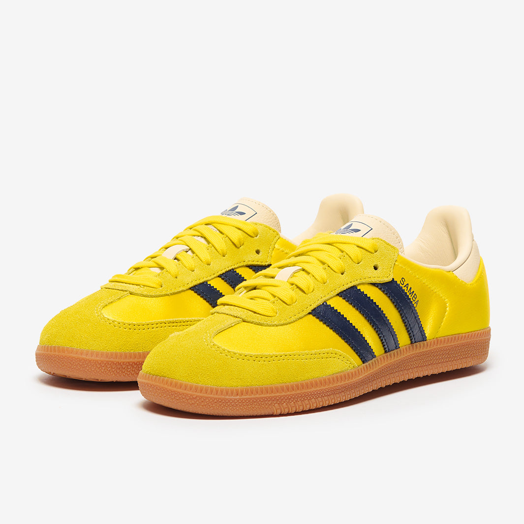 adidas Originals Womens Samba OG - Shock Yellow/Night Indigo/Cream White -  Trainers - Womens Shoes