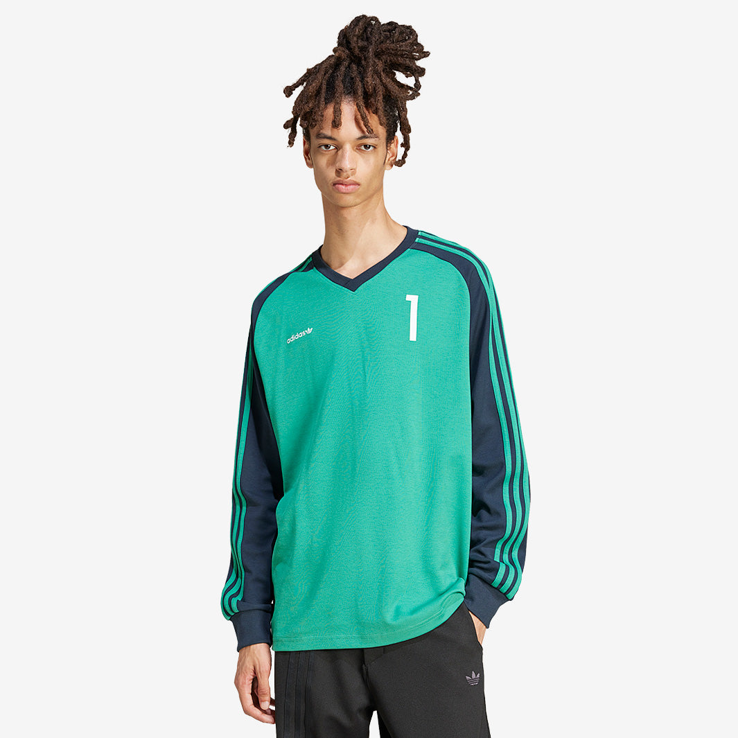 adidas Originals Jersey - Semi Court Green - Tops - Mens Clothing