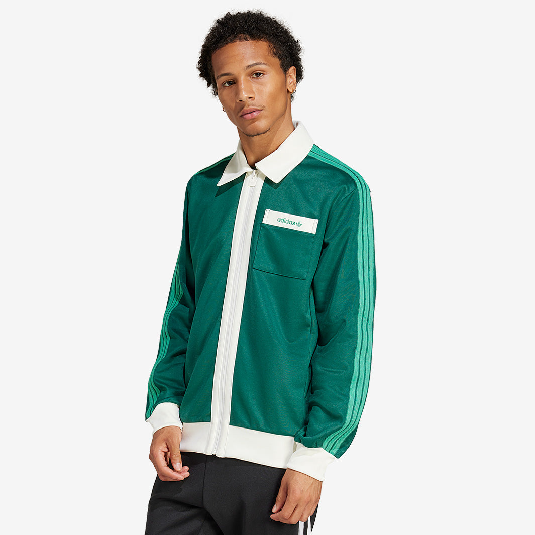 adidas Originals Track Top - Collegiate Green - Tops - Mens Clothing